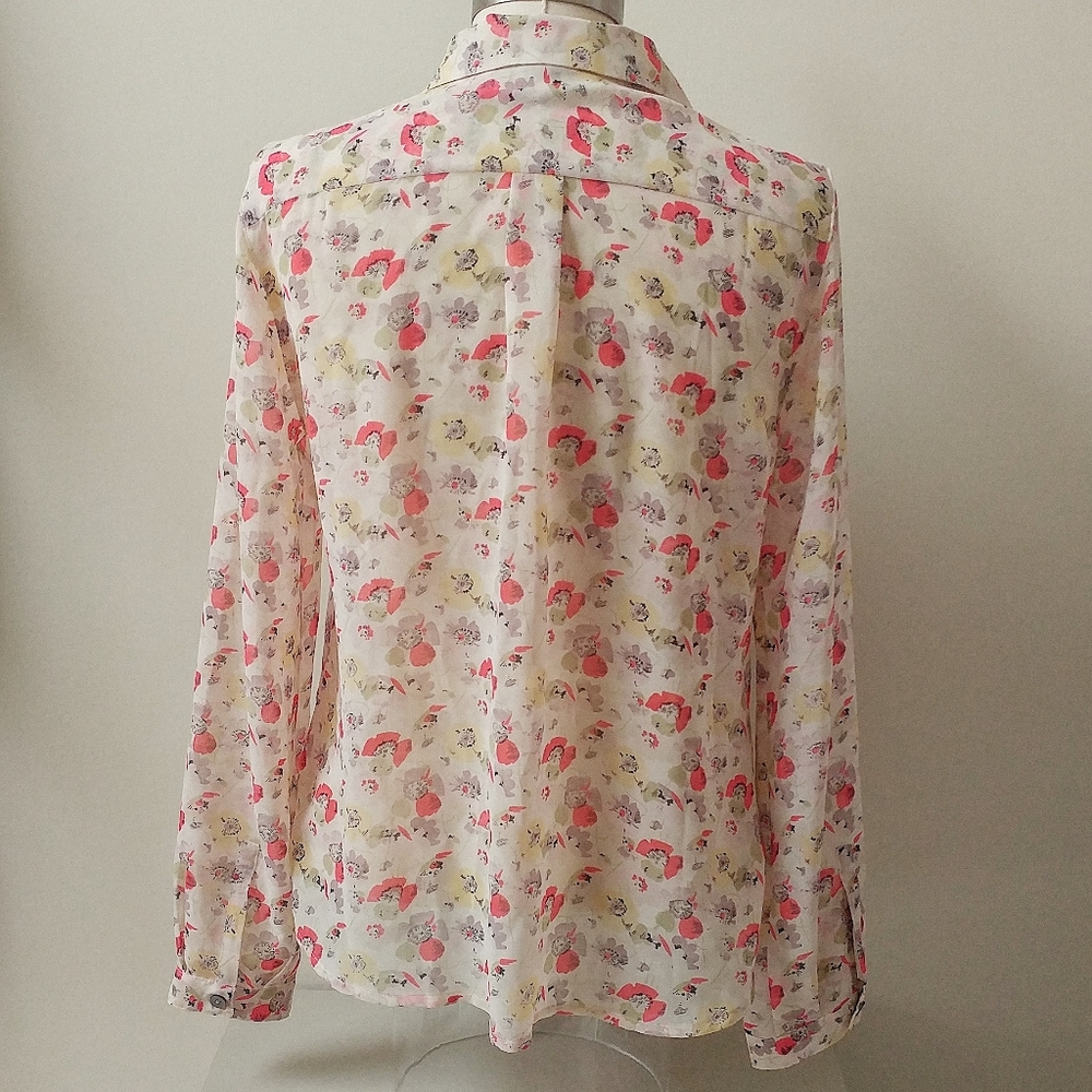 LOFT Spring Poppy Shirt - Picture 4 of 6